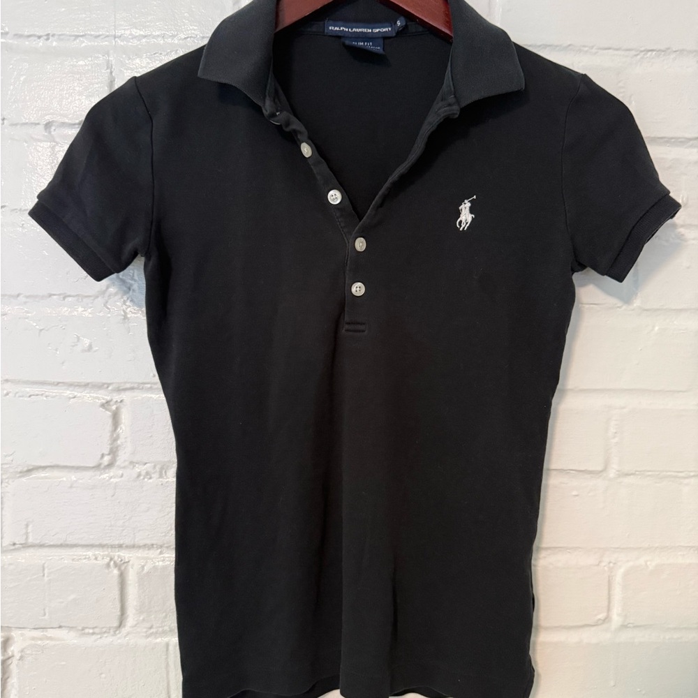 Ralph Lauren Black Polo Shirt - Classic Short Sleeve